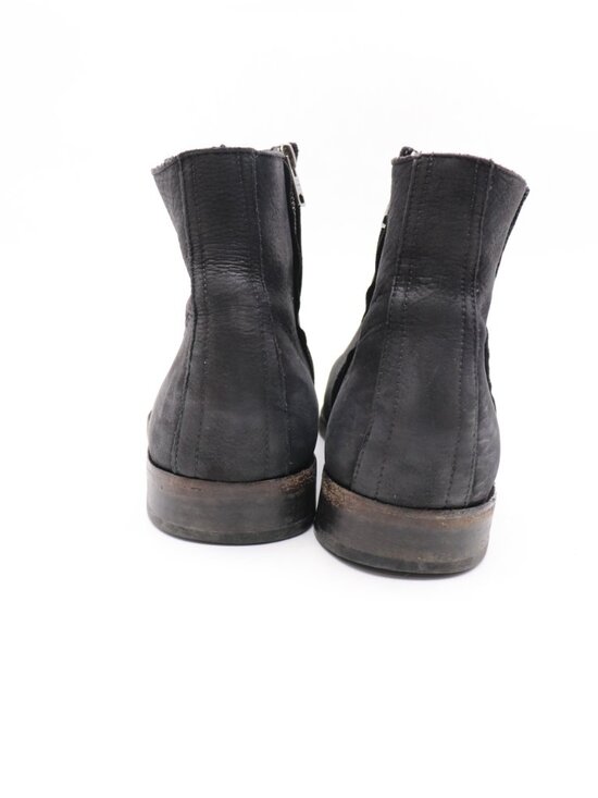 AllSaints Lance Chelsea Ankle Boots Men\'s Size EU 43 Black Leather Zipper main image 6